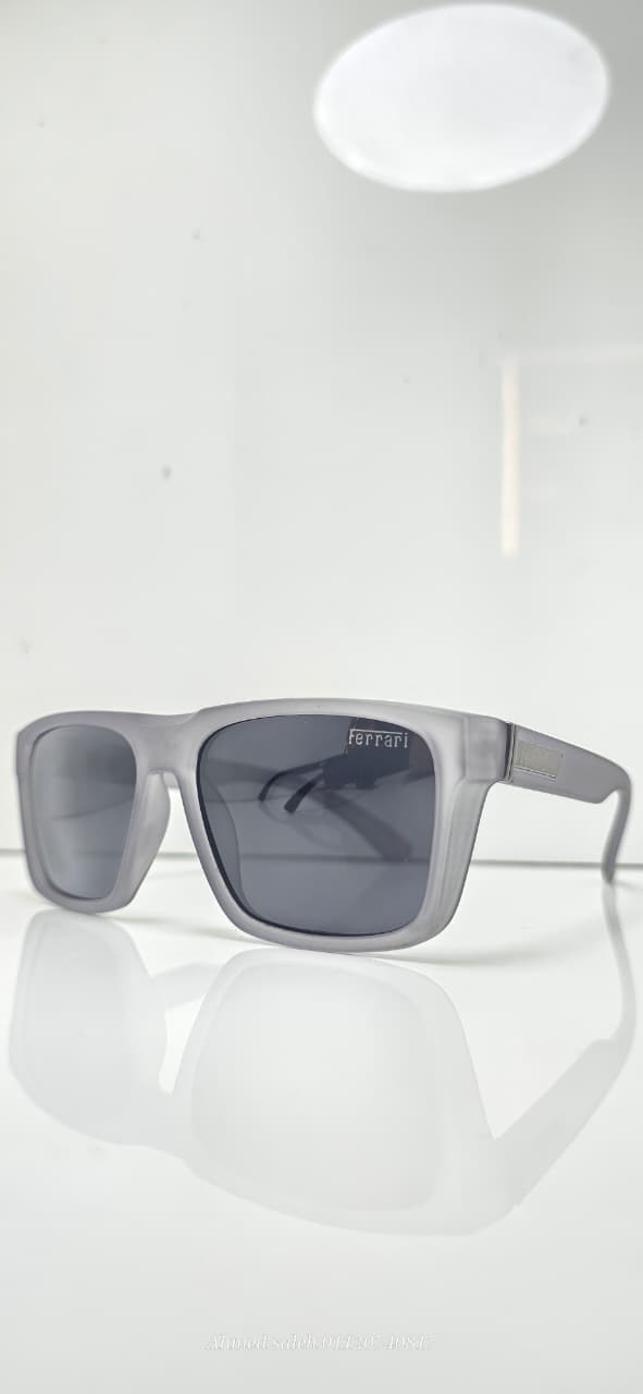 Ferrari Matte Grey Sport Polarized Sunglasses