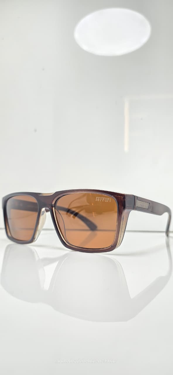 Ferrari Matte Grey Sport Polarized Sunglasses