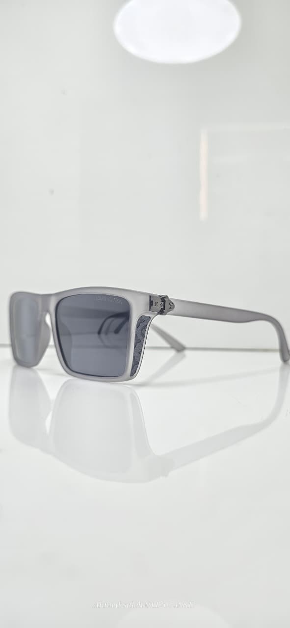 LOUIS VUITTON Inspired Sunglasses - Monogrammed Temple Panel & Polarized Protection