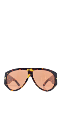 Italian-Made Tom Ford Shield/Aviator Sunglasses