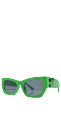 Italian-Made Miu-Miu Statement Sunglasses.