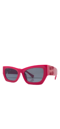 Italian-Made Miu-Miu Statement Sunglasses.
