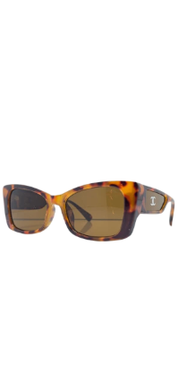 Italian-Made Chanel Square/Rectangular Sunglasses