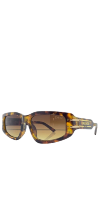 Italian-Made Christian Dior Rectangular Sport Sunglasses