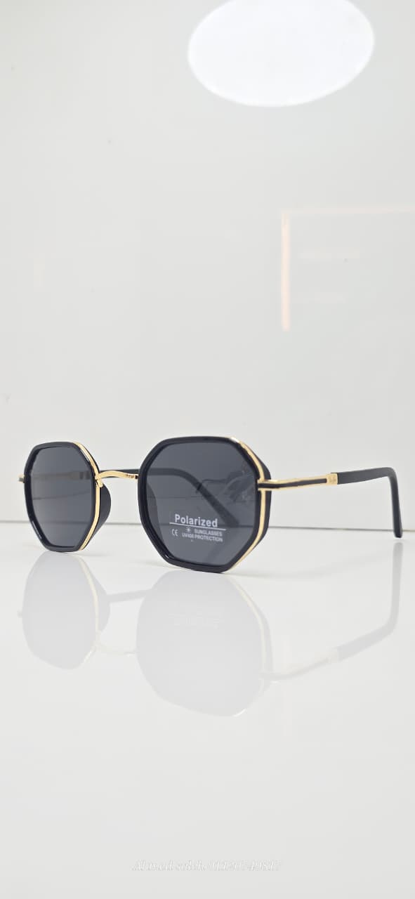 POLARIZED RAY-BAN Octagonal Geometric Metal Frame