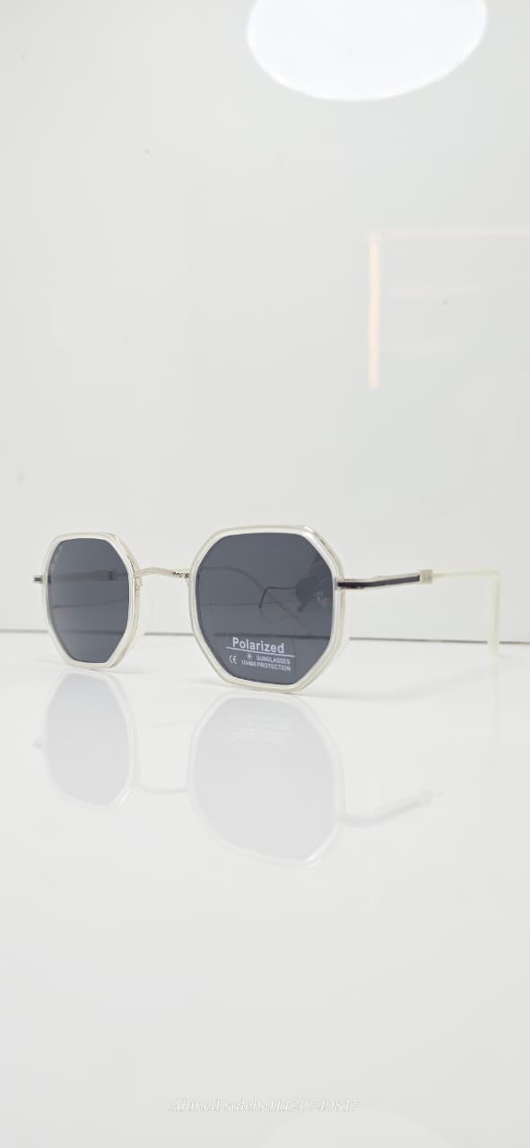 POLARIZED RAY-BAN Octagonal Geometric Metal Frame
