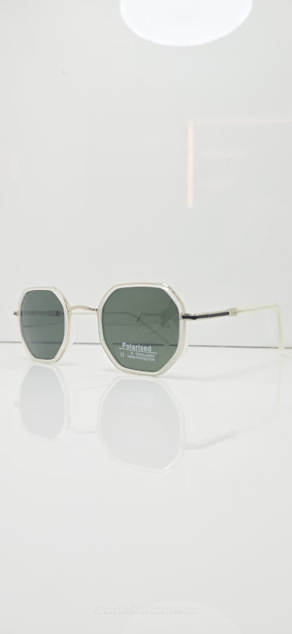 POLARIZED RAY-BAN Octagonal Geometric Metal Frame