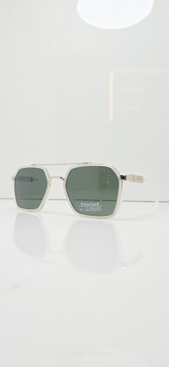 POLARIZED BOSS Sunglasses Double Bridge METAL FRAME  .