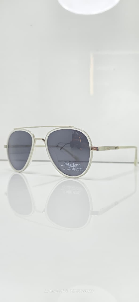 POLARIZED GUCCI Luxury Squared/Geometric Metal Frame.
