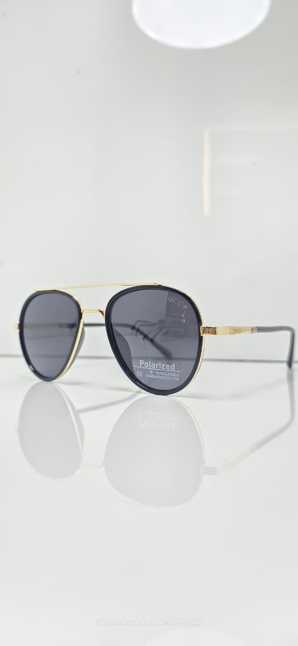 POLARIZED GUCCI Luxury Squared/Geometric Metal Frame.