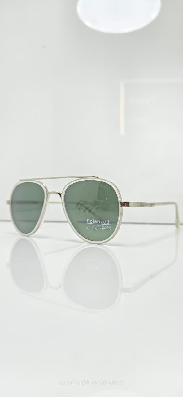 POLARIZED GUCCI Luxury Squared/Geometric Metal Frame.
