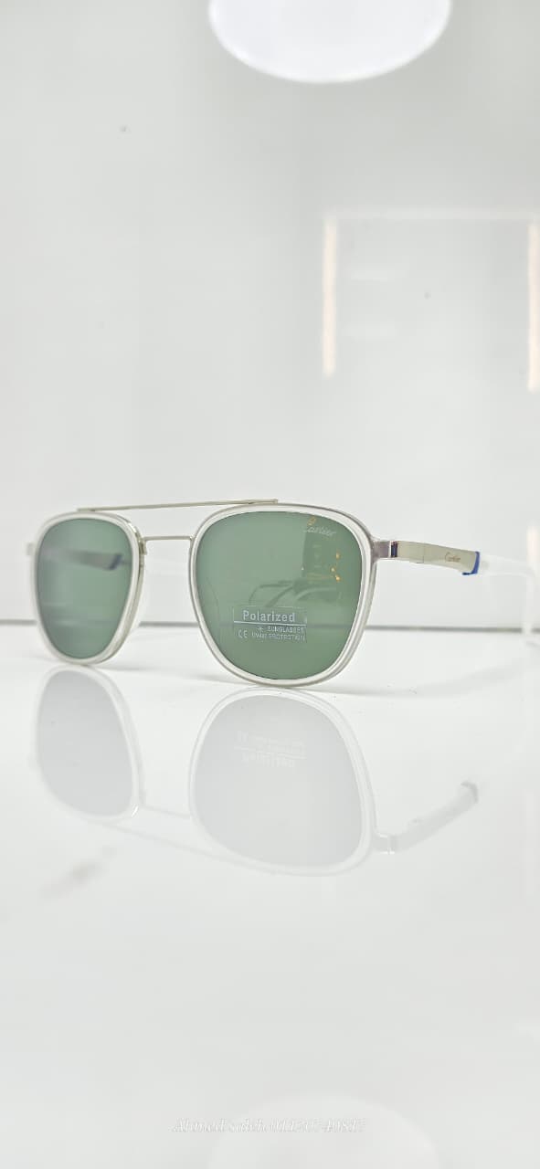 POLARIZED CARTIER Classic Pilot/Aviator Metal Frame.