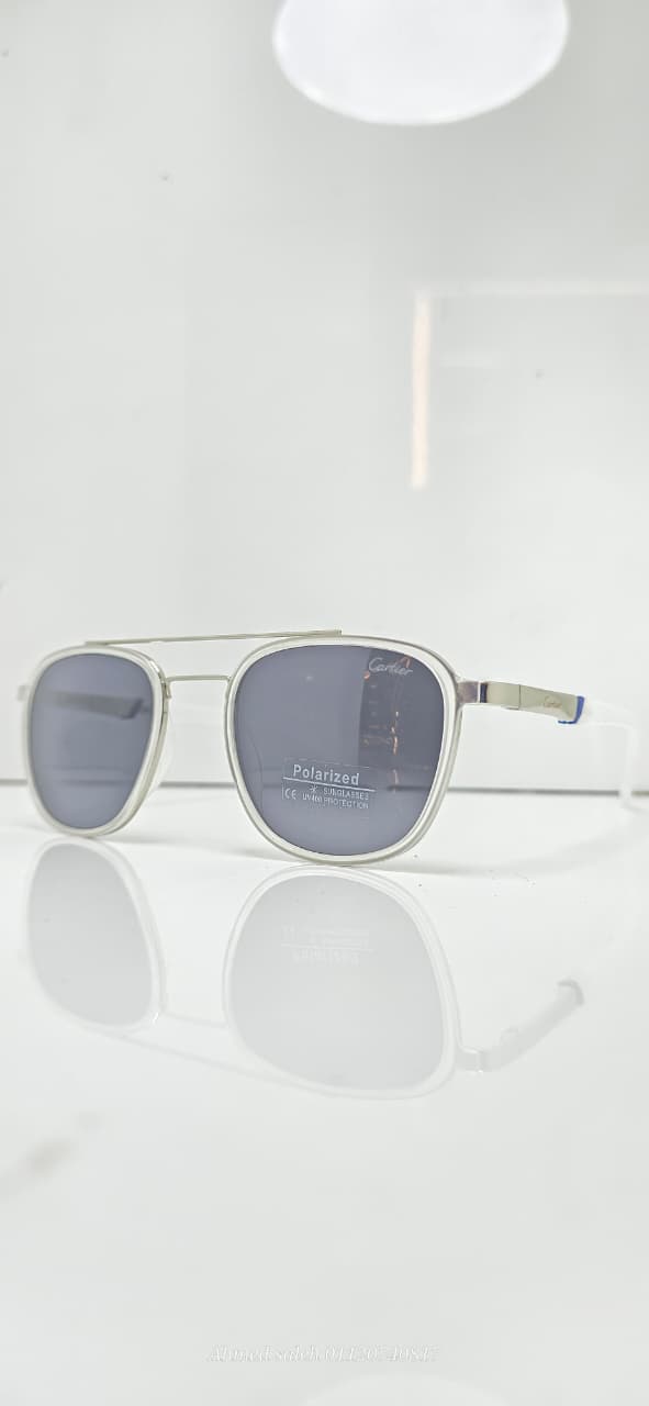 POLARIZED CARTIER Classic Pilot/Aviator Metal Frame.