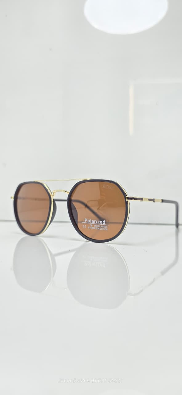 POLARIZED BOSS Modern Panto/Round Metal Frame.