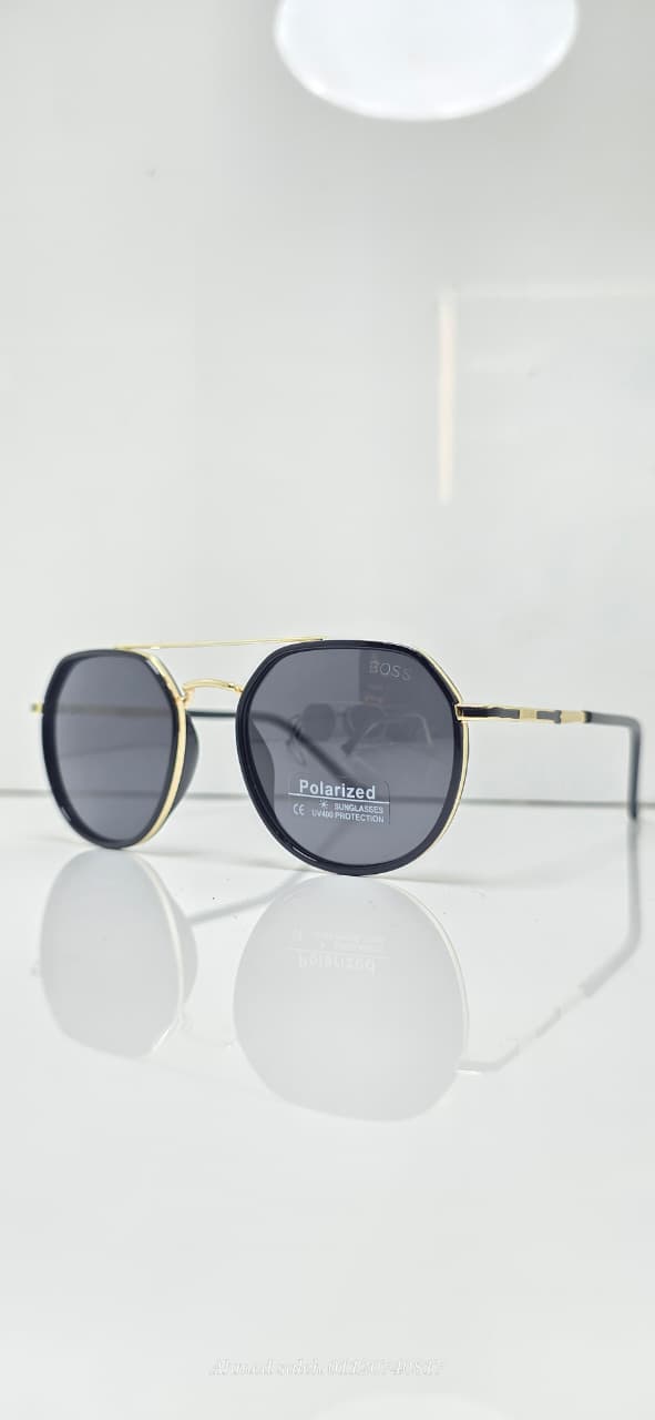 POLARIZED BOSS Modern Panto/Round Metal Frame.