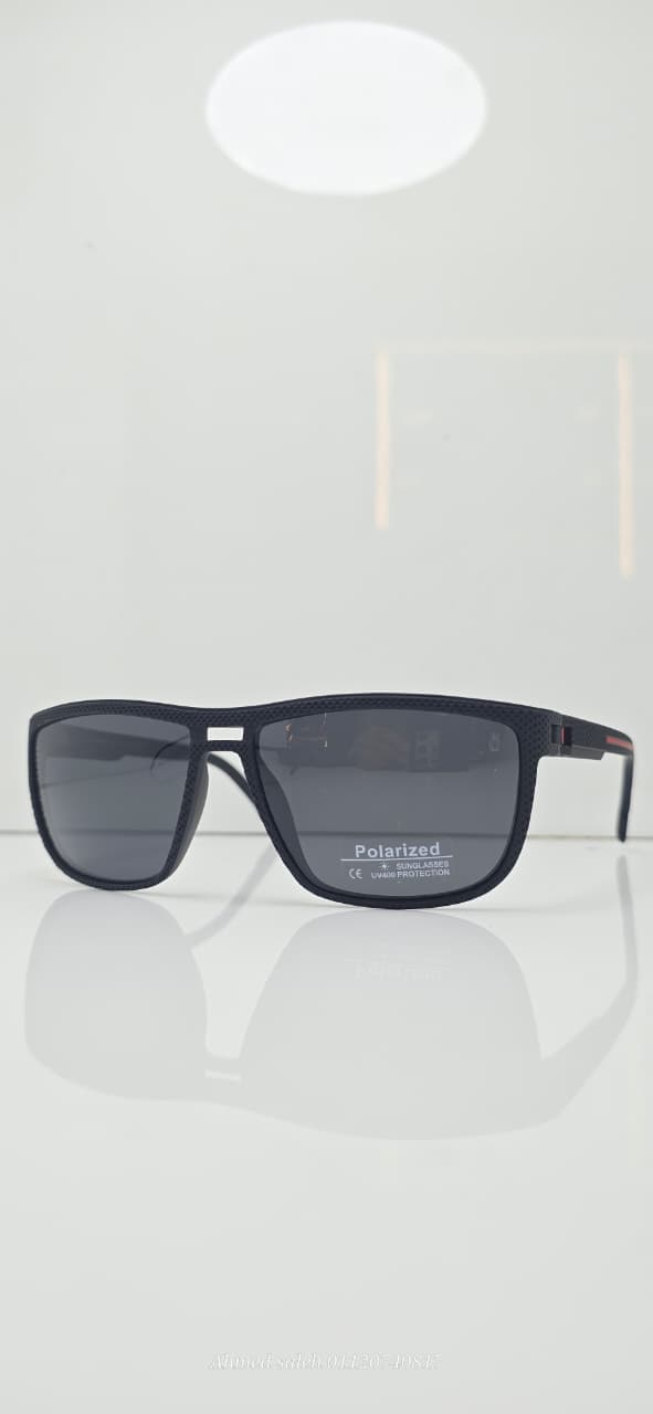 POLARIZED OGA Sporty Square Wrap Sunglasses.