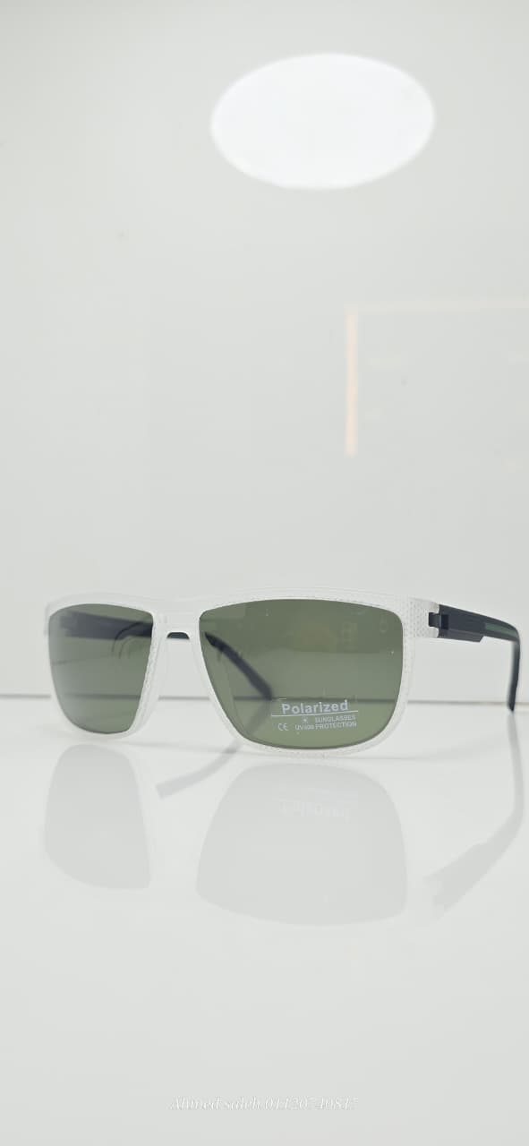 POLARIZED OGA Sporty Square Wrap Sunglasses.