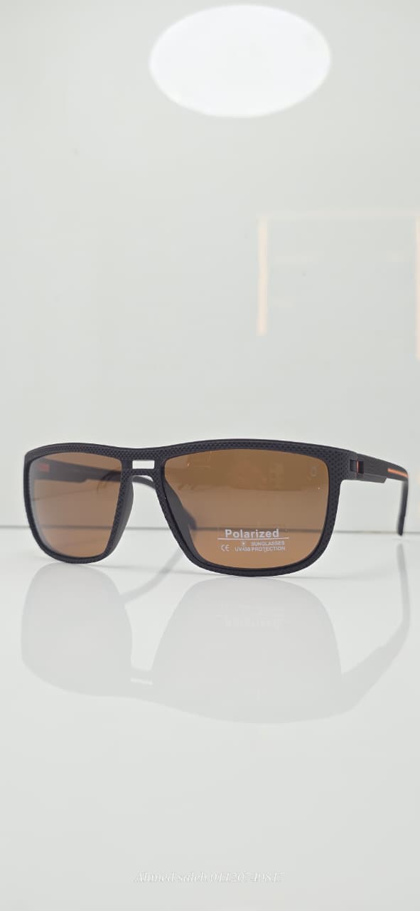 POLARIZED OGA Sporty Square Wrap Sunglasses.