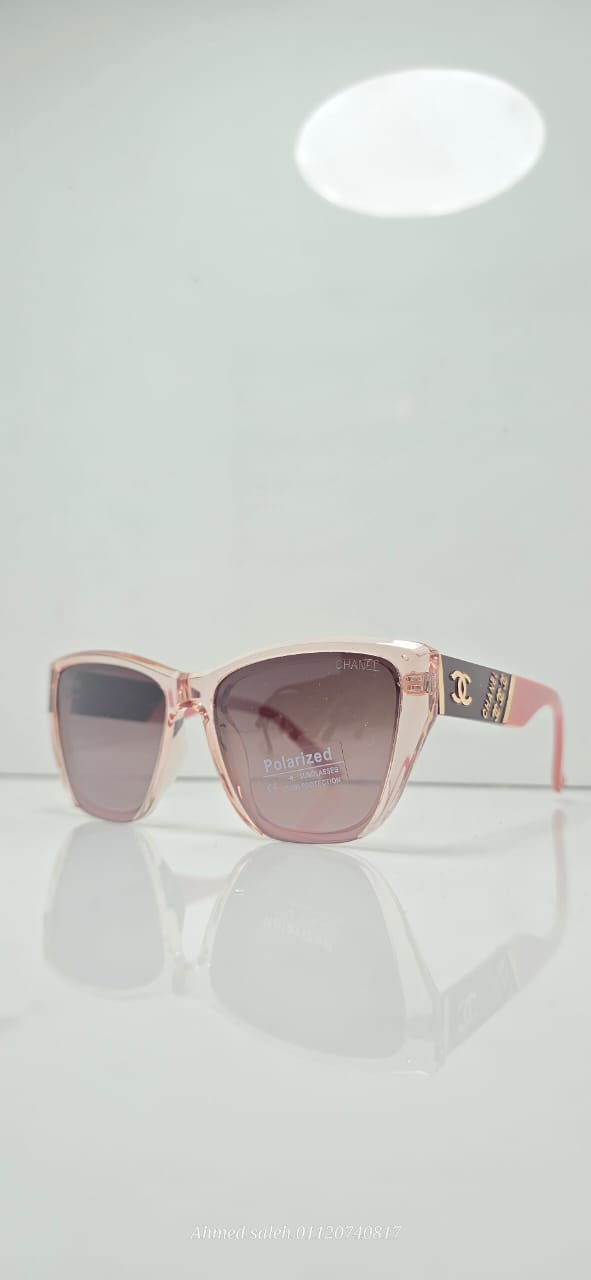 POLARIZED CHANEL AVIATOR CLASSIC SQUARE RECTANGLE SUNGLASSES.
