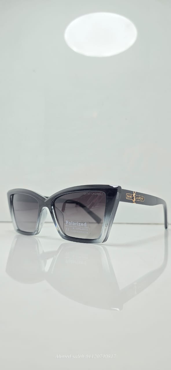 POLARIZED SAINT-LAURENT CLASSIC RECTANGLE SUNGLASSES