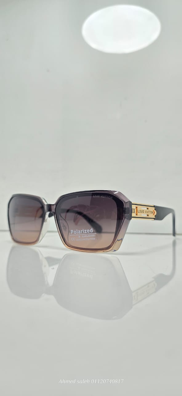POLARIZED LOUIS VUITTON PILOT / AVIATOR TEARDROP SUNGLASSES.