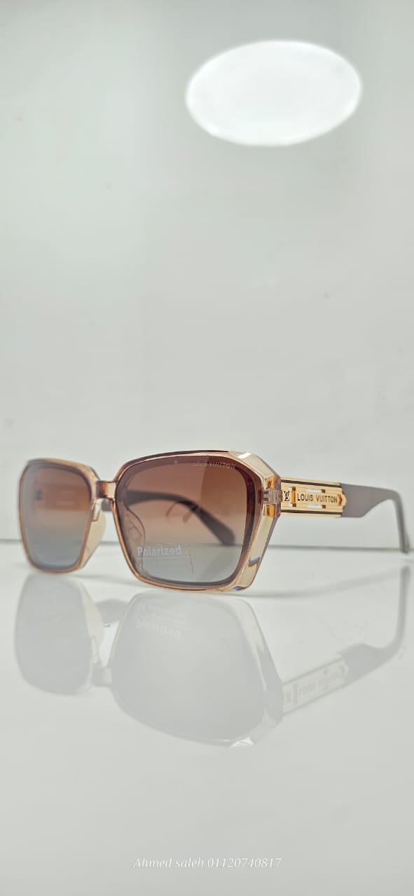 POLARIZED LOUIS VUITTON PILOT / AVIATOR TEARDROP SUNGLASSES.