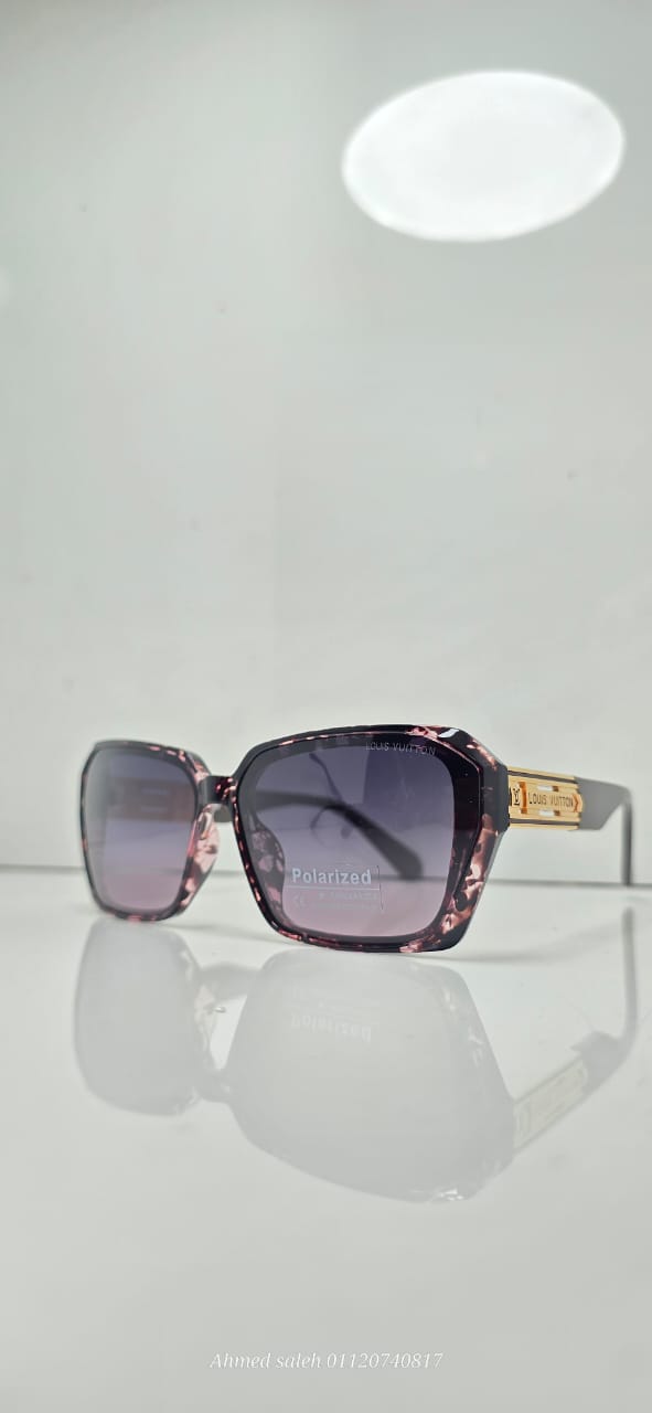 POLARIZED LOUIS VUITTON PILOT / AVIATOR TEARDROP SUNGLASSES.