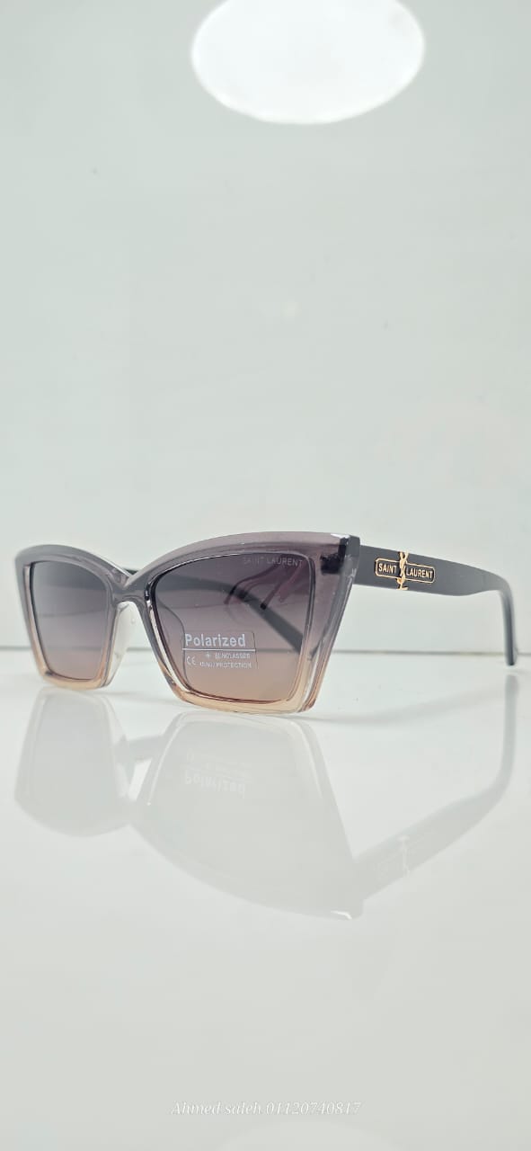 POLARIZED SAINT-LAURENT CLASSIC RECTANGLE SUNGLASSES
