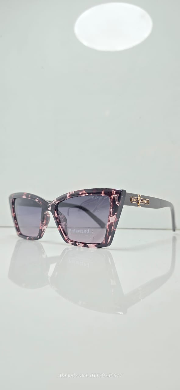 POLARIZED SAINT-LAURENT CLASSIC RECTANGLE SUNGLASSES