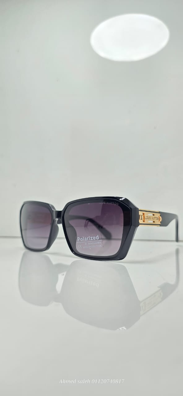 POLARIZED LOUIS VUITTON PILOT / AVIATOR TEARDROP SUNGLASSES.