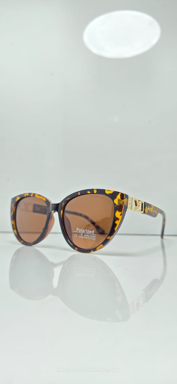 POLARIZED LOUIS-VUITTON CAT-EYE WOMEN SUNGLASSES.