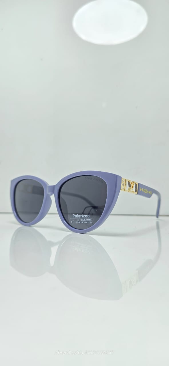 POLARIZED LOUIS-VUITTON CAT-EYE WOMEN SUNGLASSES.