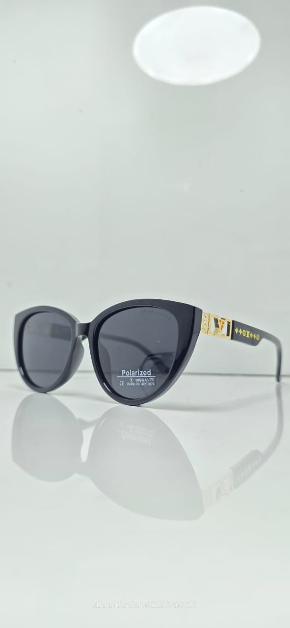 POLARIZED LOUIS-VUITTON CAT-EYE WOMEN SUNGLASSES.