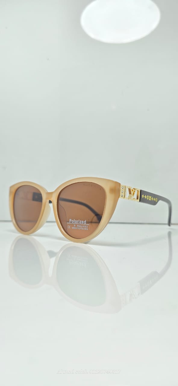POLARIZED LOUIS-VUITTON CAT-EYE WOMEN SUNGLASSES.