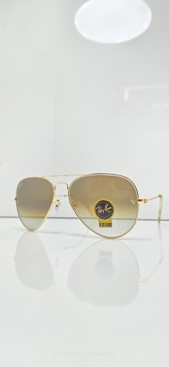 Ray-Ban Aviator Classic Mirror Sunglasses - Size 58 - Made in Italy