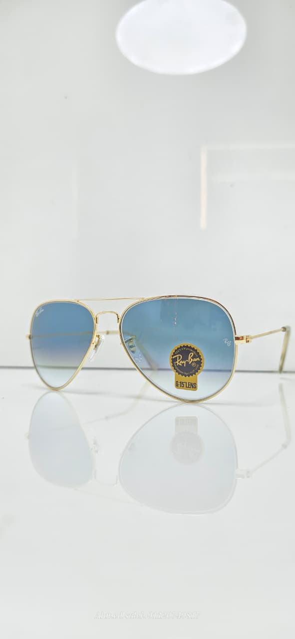 Ray-Ban Aviator Classic Mirror Sunglasses - Size 58 - Made in Italy