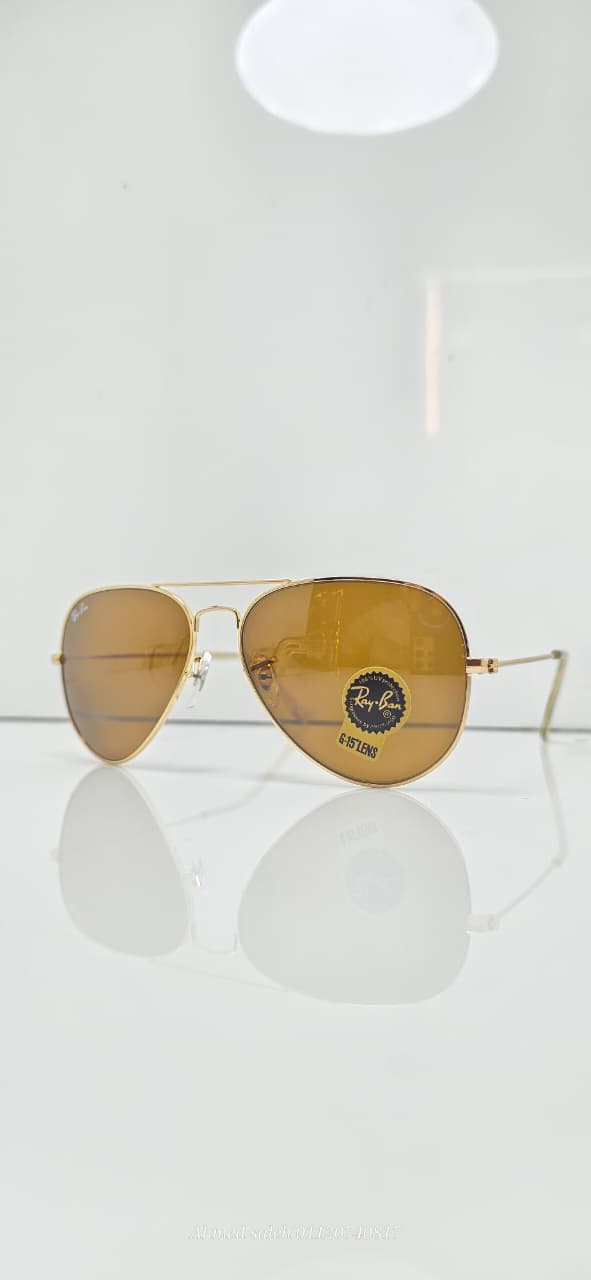 Ray-Ban Aviator Classic Mirror Sunglasses - Size 58 - Made in Italy