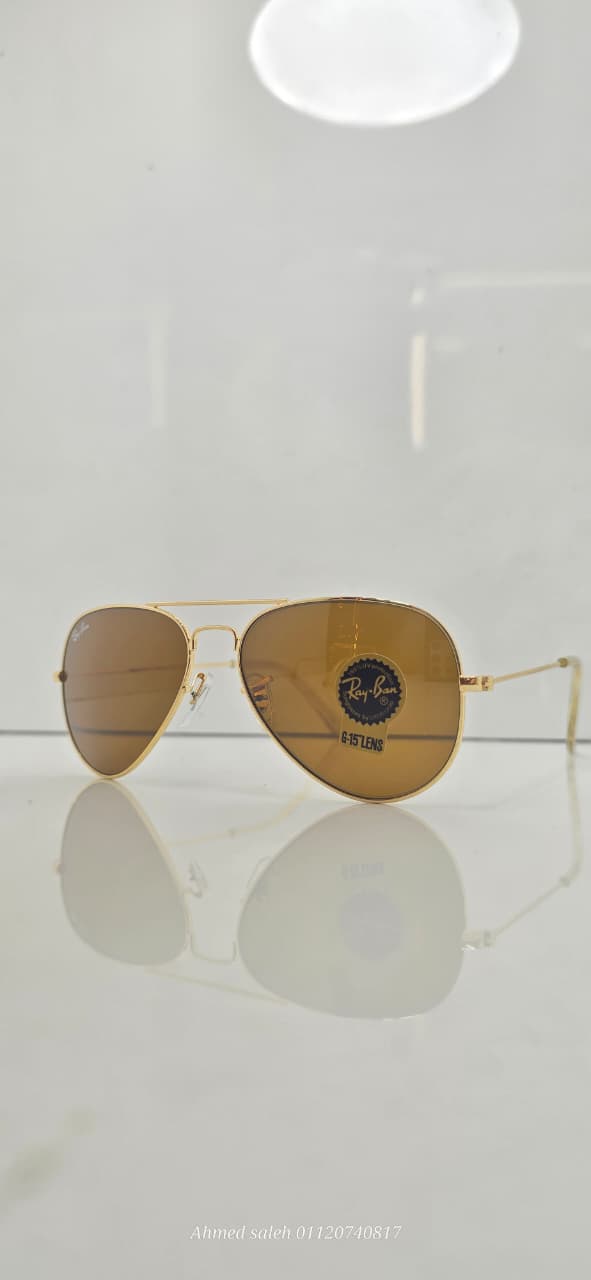 Ray-Ban Aviator Classic Mirror Sunglasses - Size 55 - Made in Italy