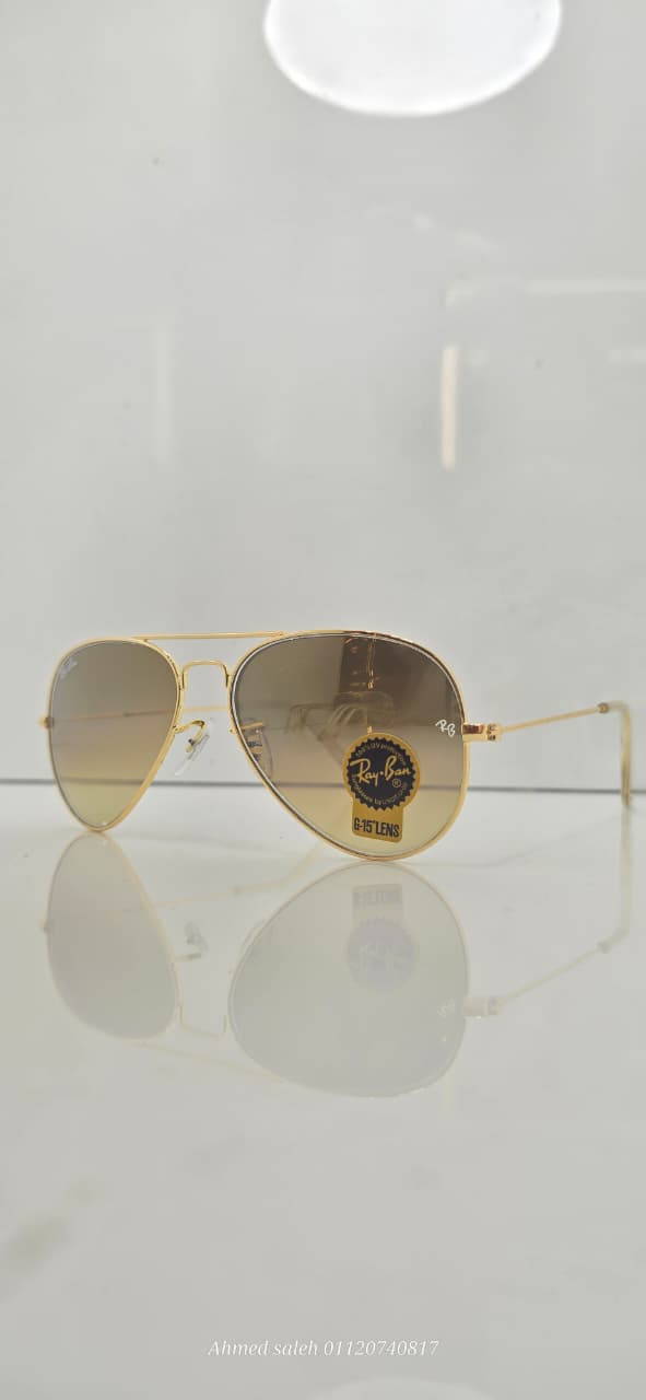 Ray-Ban Aviator Classic Mirror Sunglasses - Size 55 - Made in Italy