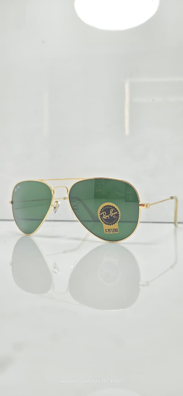 Ray-Ban Aviator Classic Mirror Sunglasses - Size 55 - Made in Italy