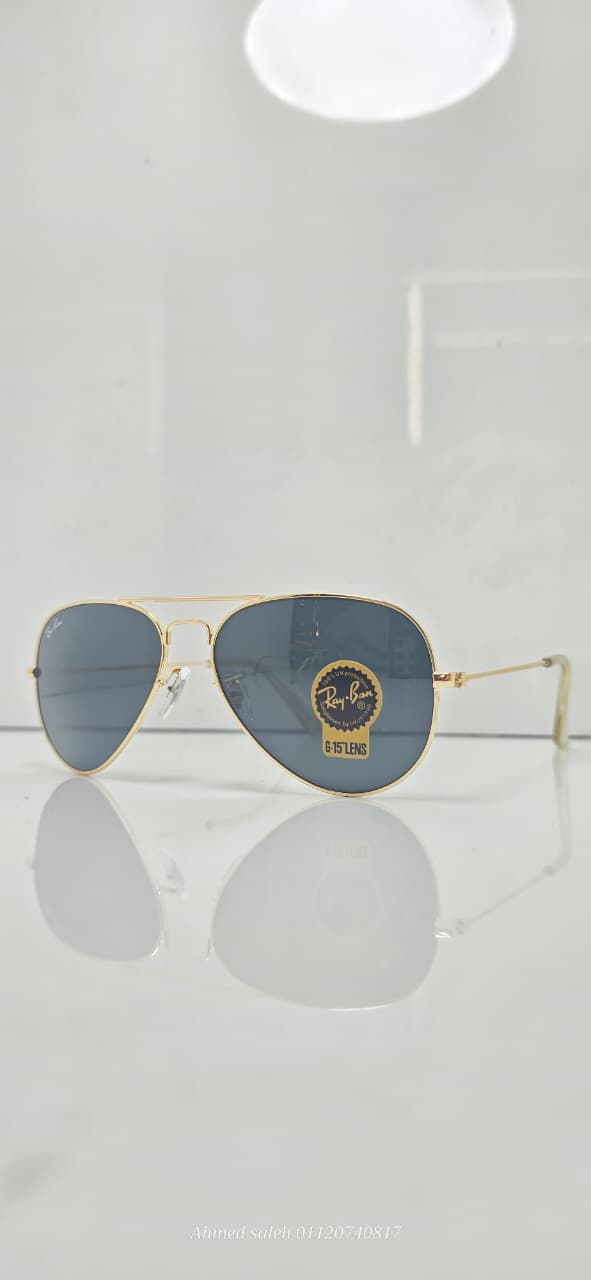 Ray-Ban Aviator Classic Mirror Sunglasses - Size 55 - Made in Italy