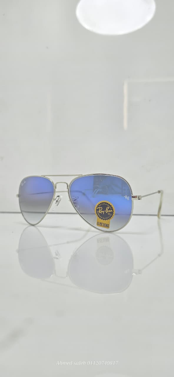 Ray-Ban Aviator Classic Mirror Sunglasses - Size 55 - Made in Italy