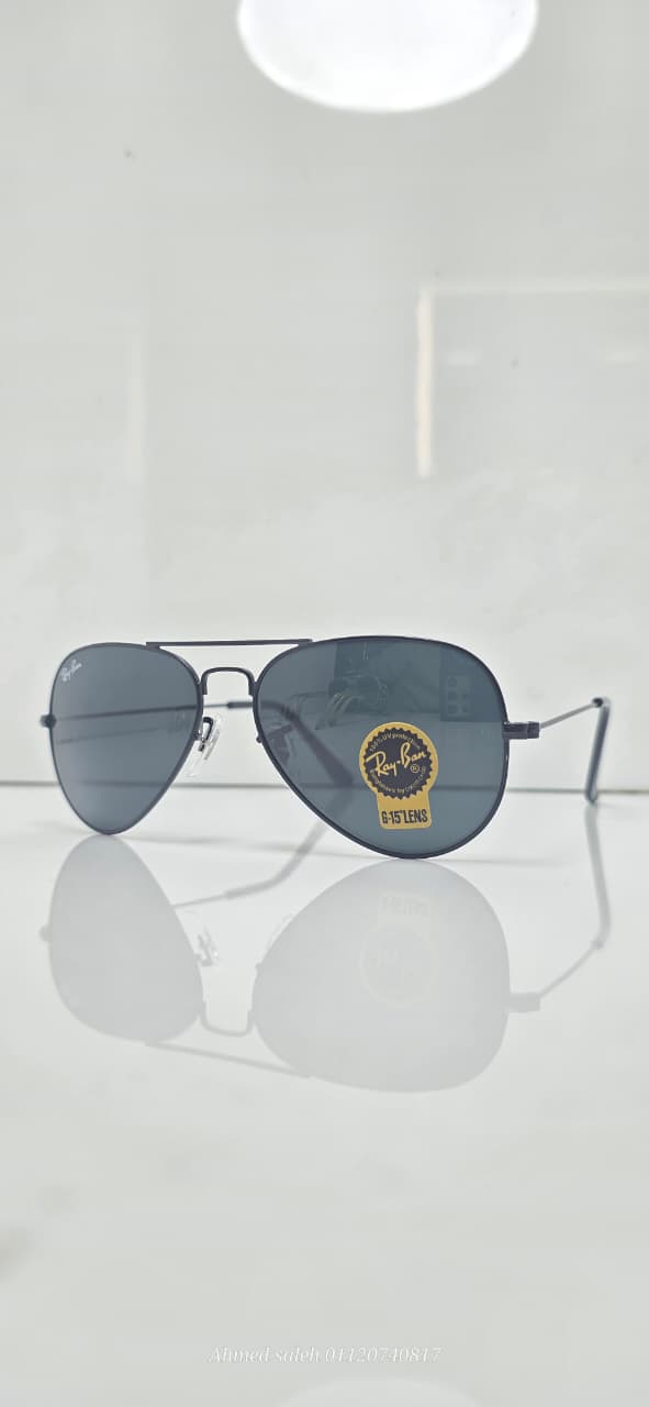 Ray-Ban Aviator Classic Mirror Sunglasses - Size 55 - Made in Italy