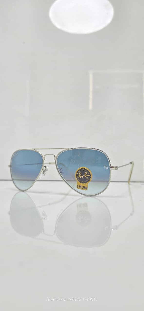 Ray-Ban Aviator Classic Mirror Sunglasses - Size 55 - Made in Italy