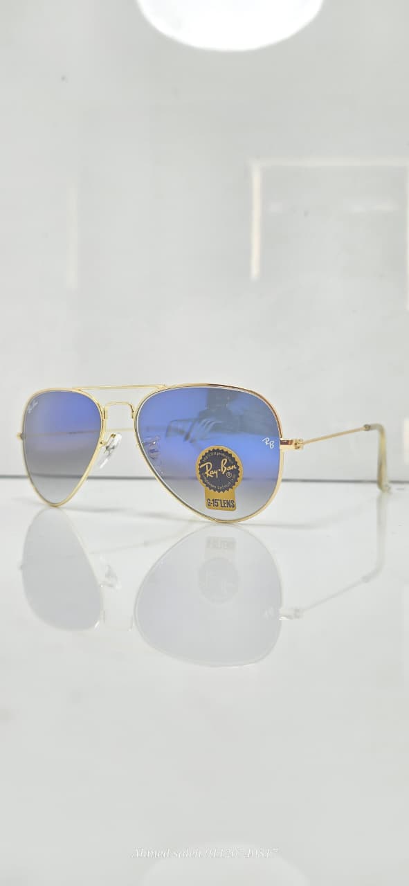 Ray-Ban Aviator Classic Mirror Sunglasses - Size 55 - Made in Italy