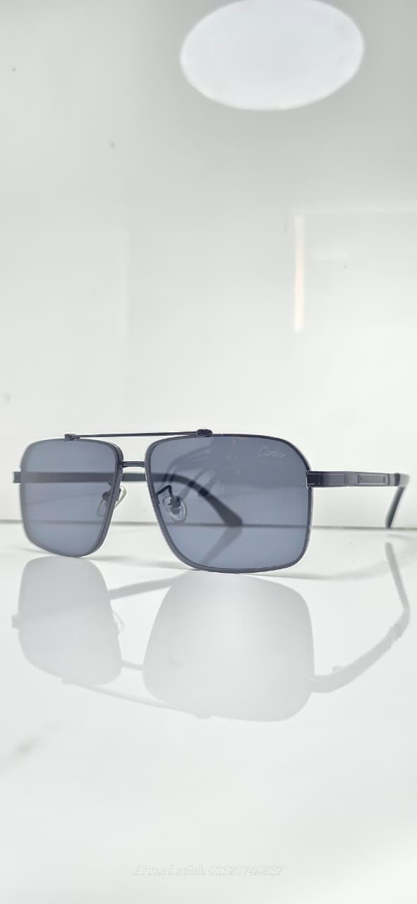HIGH QUALITY CARTIER MEN METAL UV SUNGLASSES.