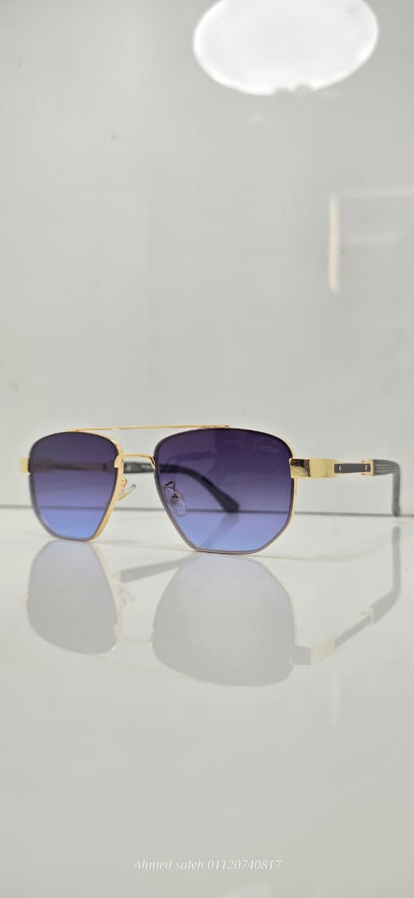 HIGH QUALITY CARTIER MEN METAL UV SUNGLASSES.