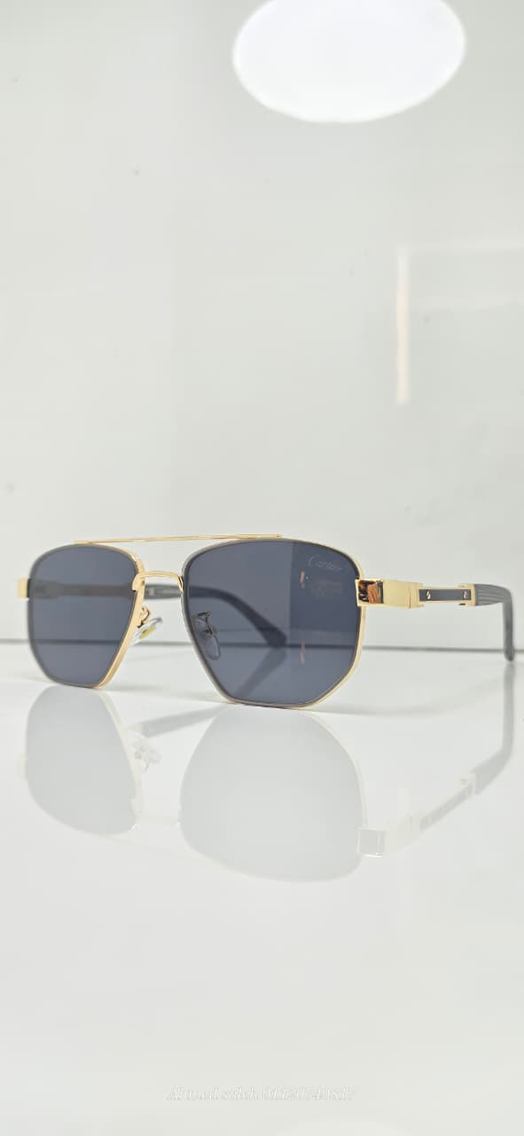 HIGH QUALITY CARTIER MEN METAL UV SUNGLASSES.
