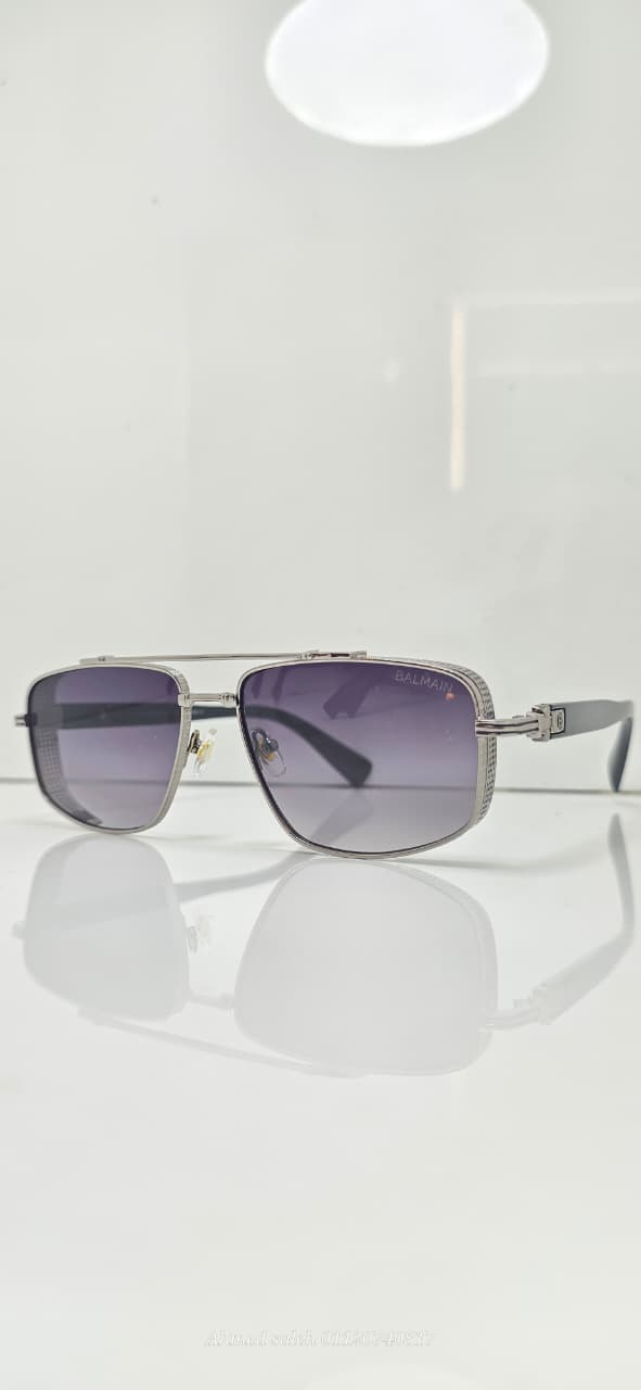 HIGH QUALITY BALMAIN MEN METAL UV SUNGLASSES.
