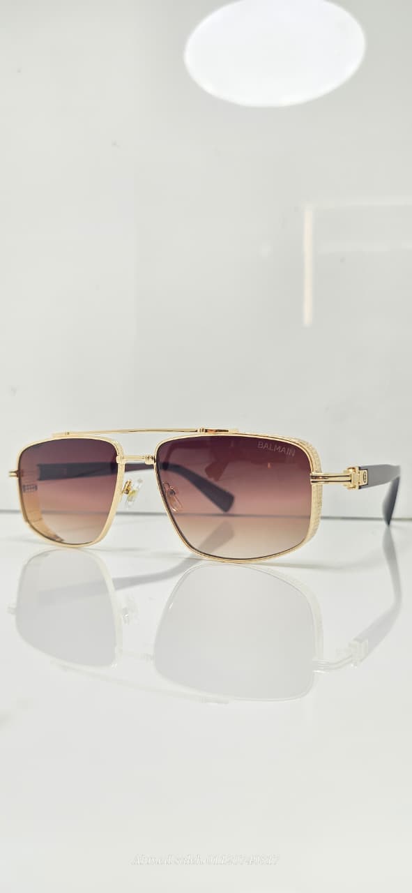 HIGH QUALITY BALMAIN MEN METAL UV SUNGLASSES.